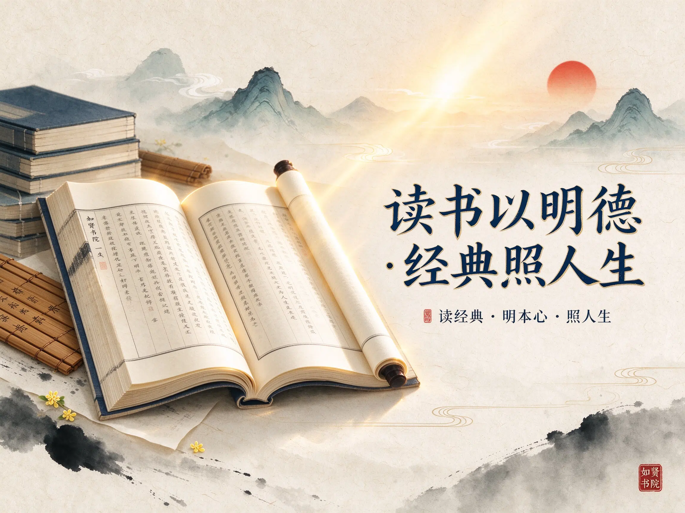 2026秋季招生 | 启贤弘道，立德树人——给孩子一生受用的国学根基
