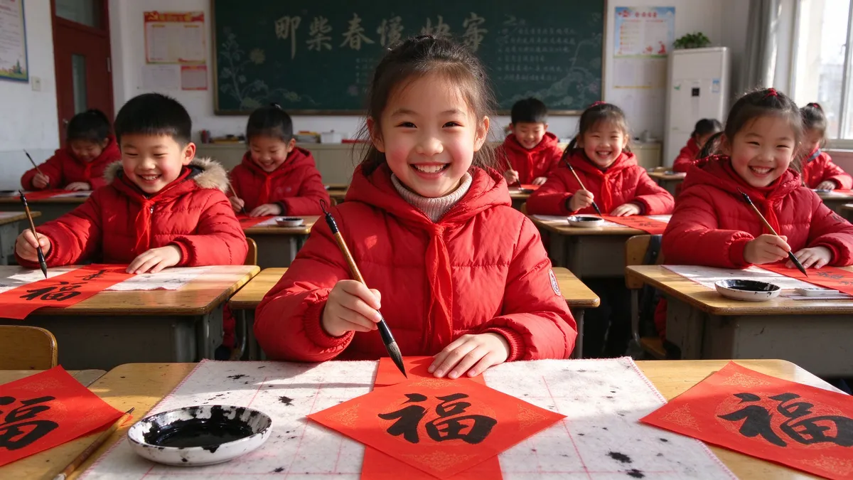 品读课本里的中国年：春节文化与家风传承