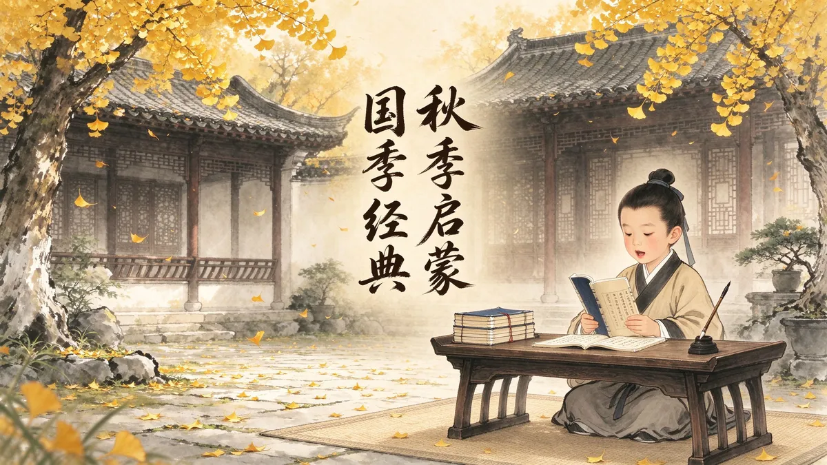 2025年秋季国学启蒙班报名通知
